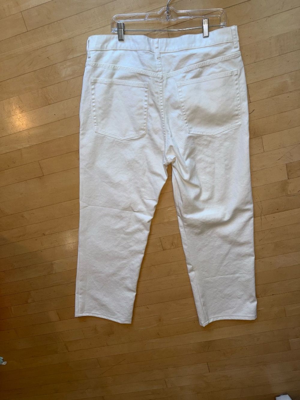 H&M creamy white 5 pocket high rise jean, 14. GP1567 - Picture 3 of 4